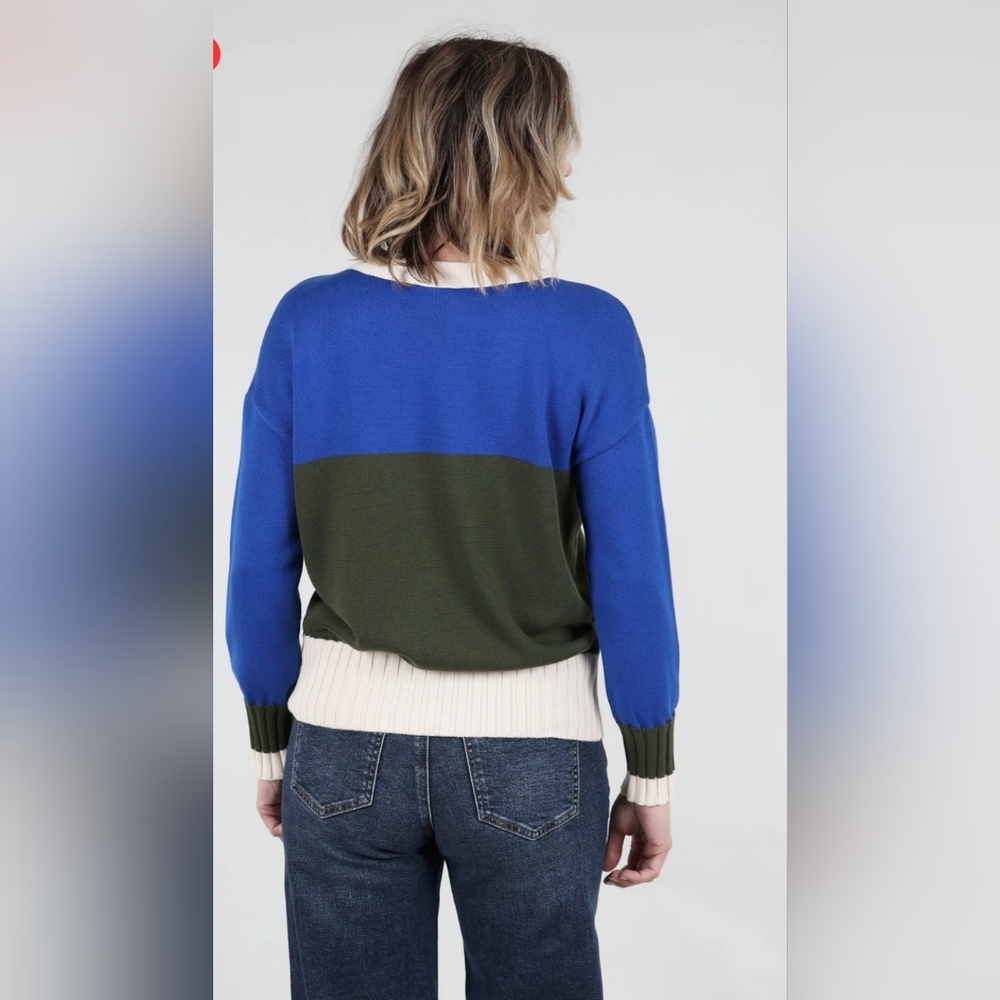 SKFK Harria Sweater, Deep Green Size 10 - Picture 5 of 8